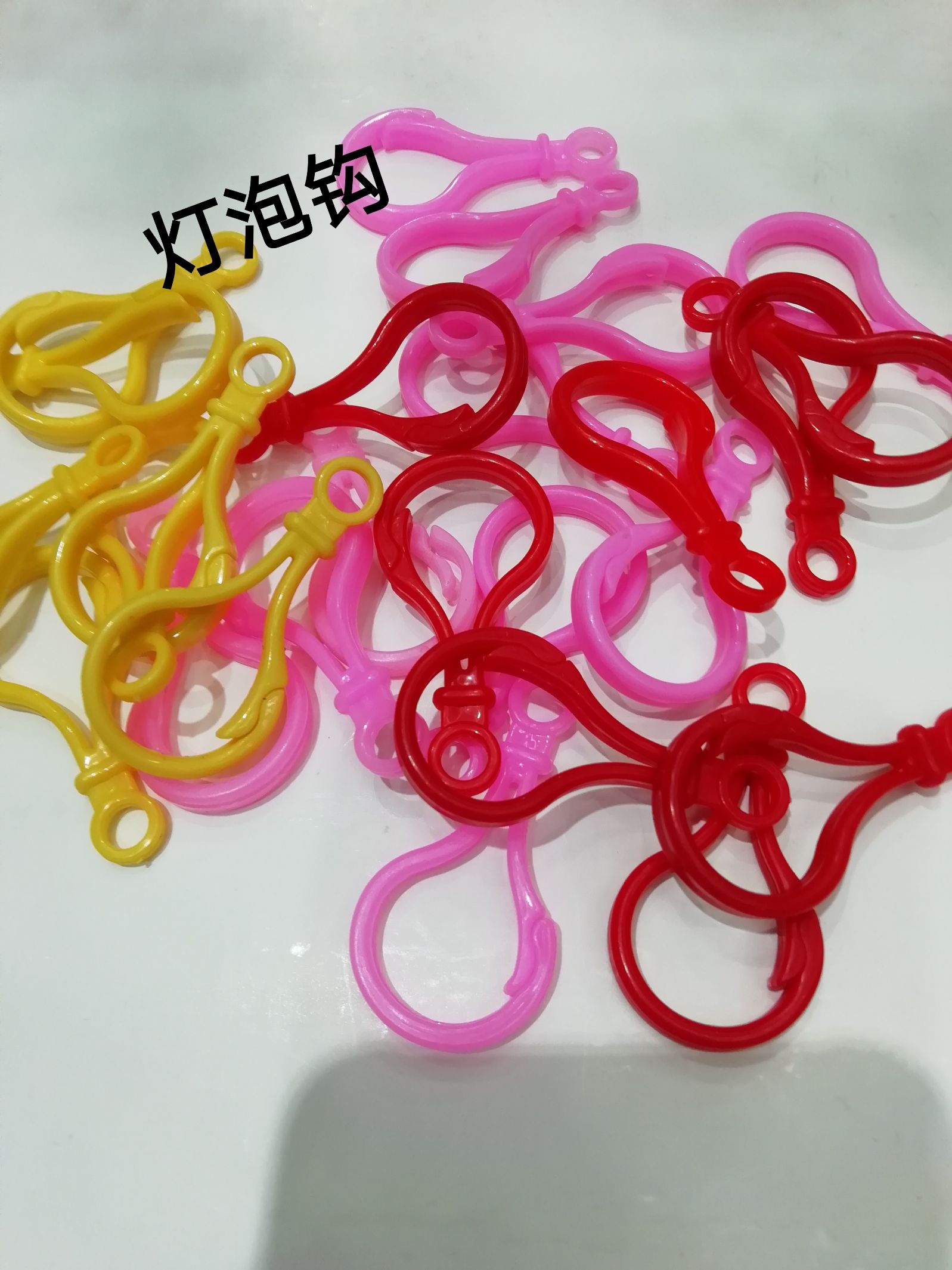 现货供应彩色灯泡扣产品图