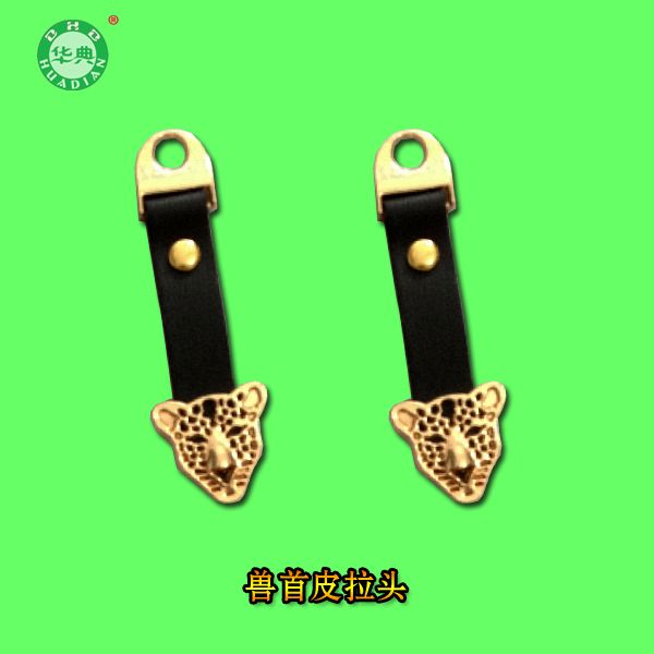 PVC soft plastic injection molding PU bag clothing home textile accessories zipper head 18