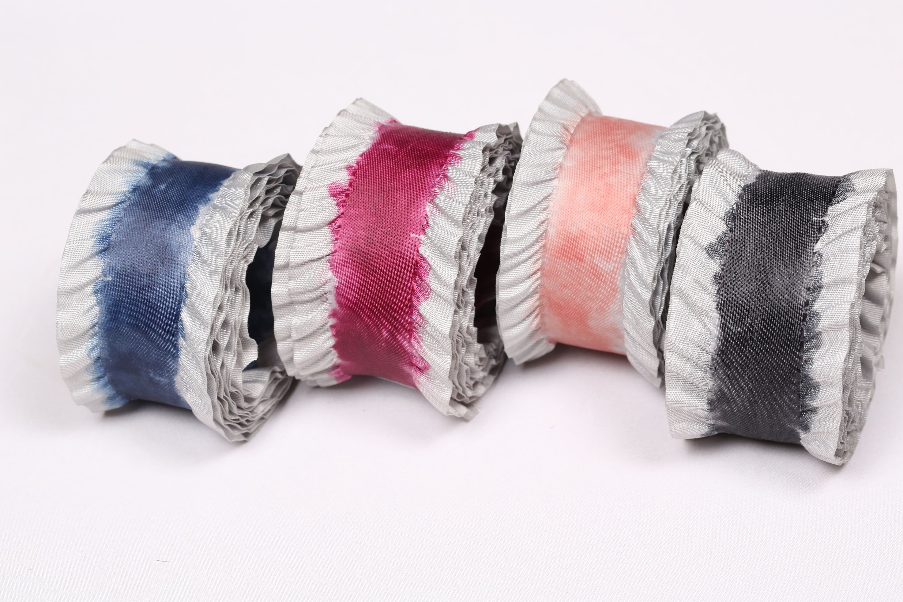 Dingxin Korean ribbon KY10 ruffle band handmade diy hair accessories bow clothing accessories top hat packaging accessories