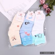 Japanese fresh thin cotton socks for women