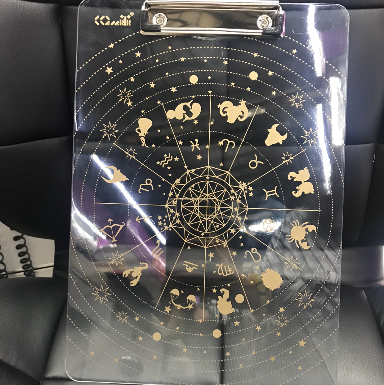 Starry sky transparent clamp