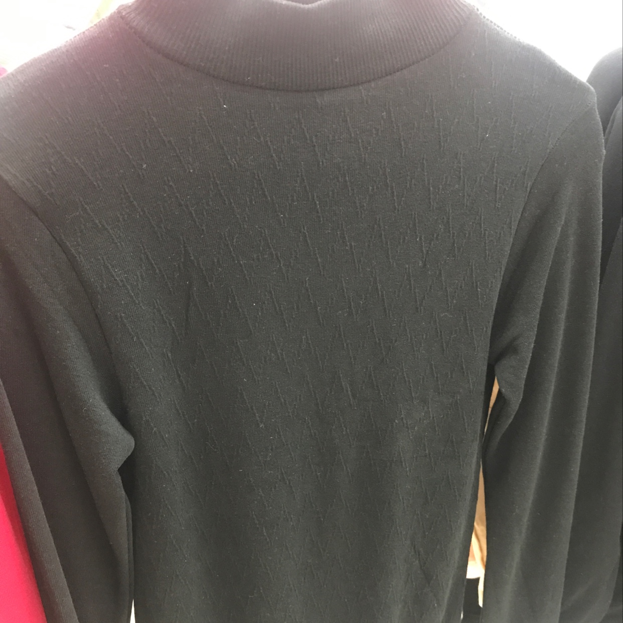 Woolen Singlet Mid-Collar Specification drawing