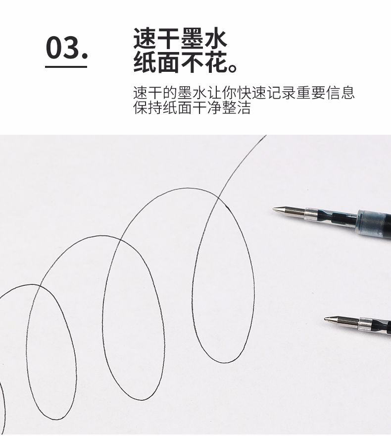 KOKUYO/ Guoyu WSG-PRR302 Press the gel pen refill 0.5mm detail image 5