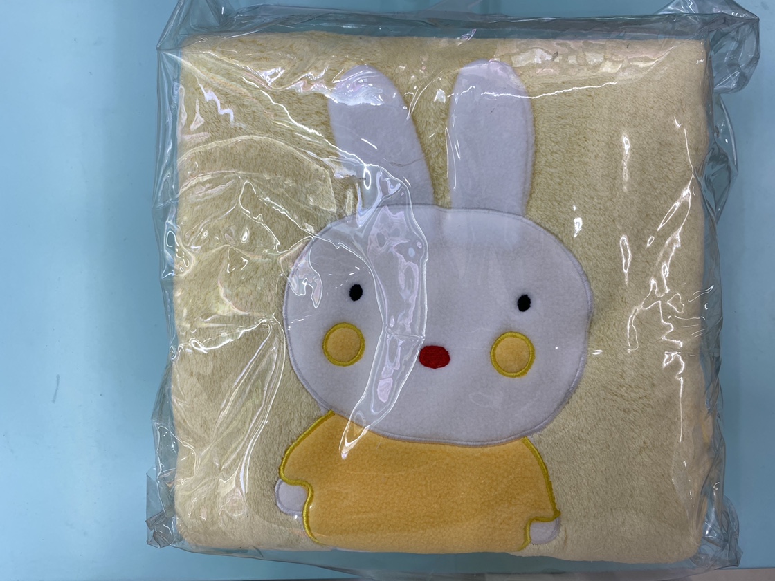 双层珊瑚绒毯 兔款