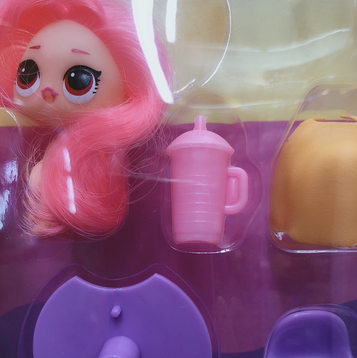 重生娃娃惊喜玩具拼装款喝水功能儿童娃娃公仔奥特曼造型