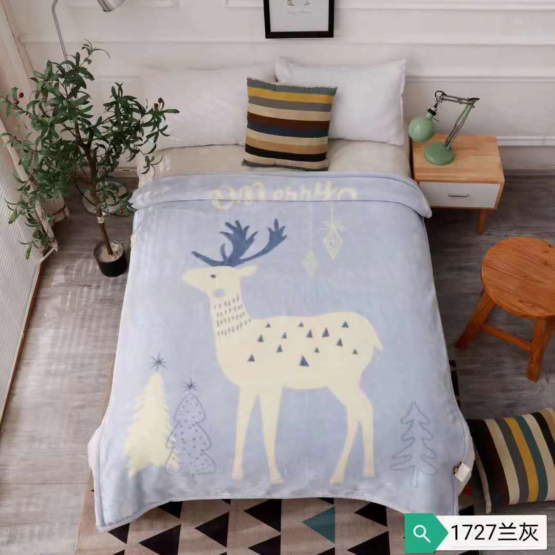 Bedding blankets, double-layer cartoon blankets, single-person cover blankets, coral fleece thickened blankets, winter bed sheets, fleece blankets