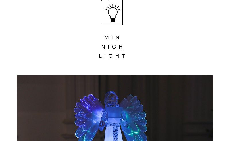 Guangqian Angel Christian Seven-color Lights Christmas Decorations, Christmas Atmosphere Lights, Christmas gifts pic 5