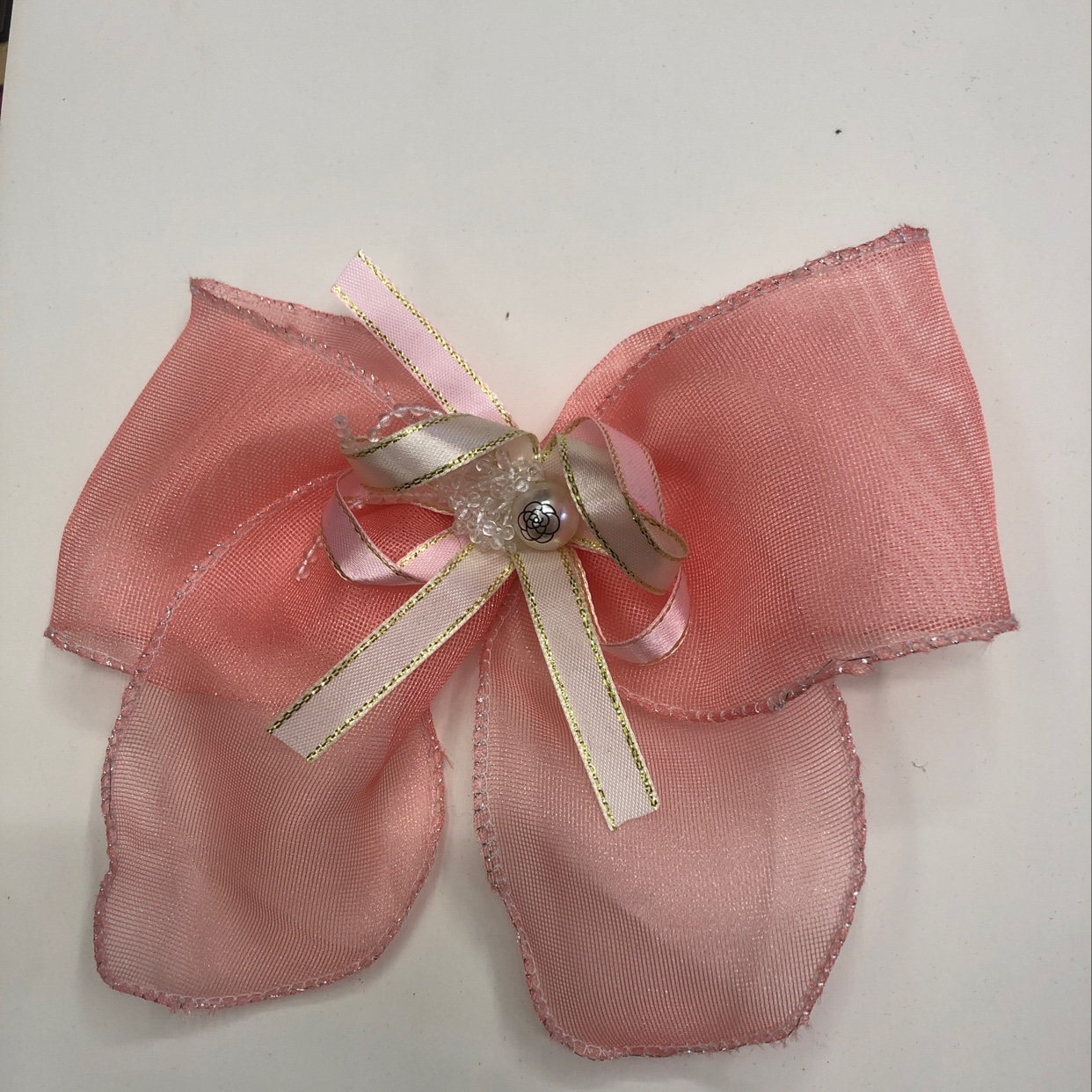 Bows and beading