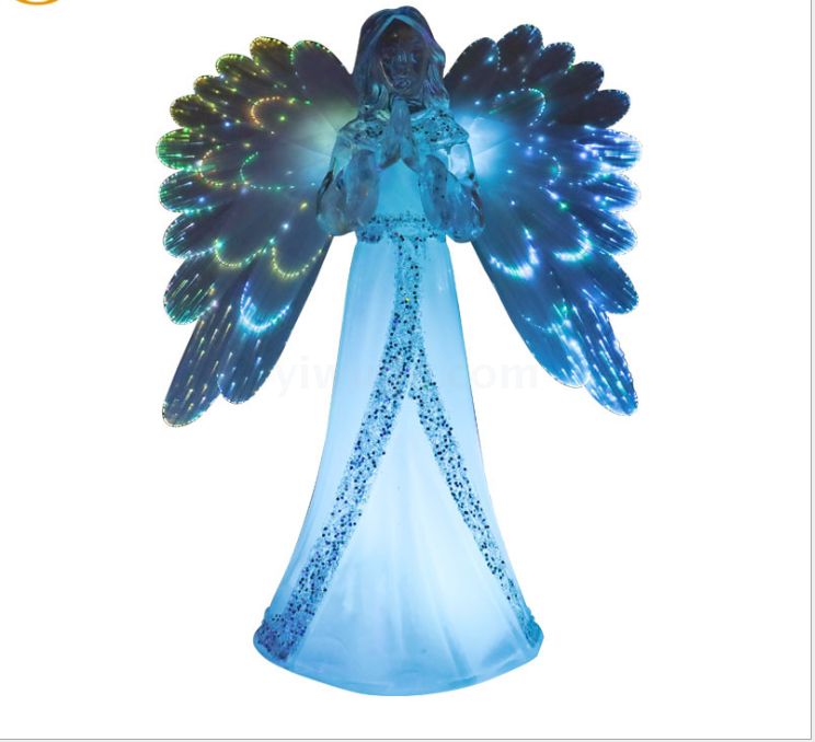 Guangqian Angel Christian Seven-color Lights Christmas Decorations, Christmas Atmosphere Lights, Christmas gifts Application Scenario