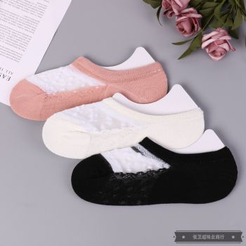 Thin breathable invisible anti slip Japanese boat socks