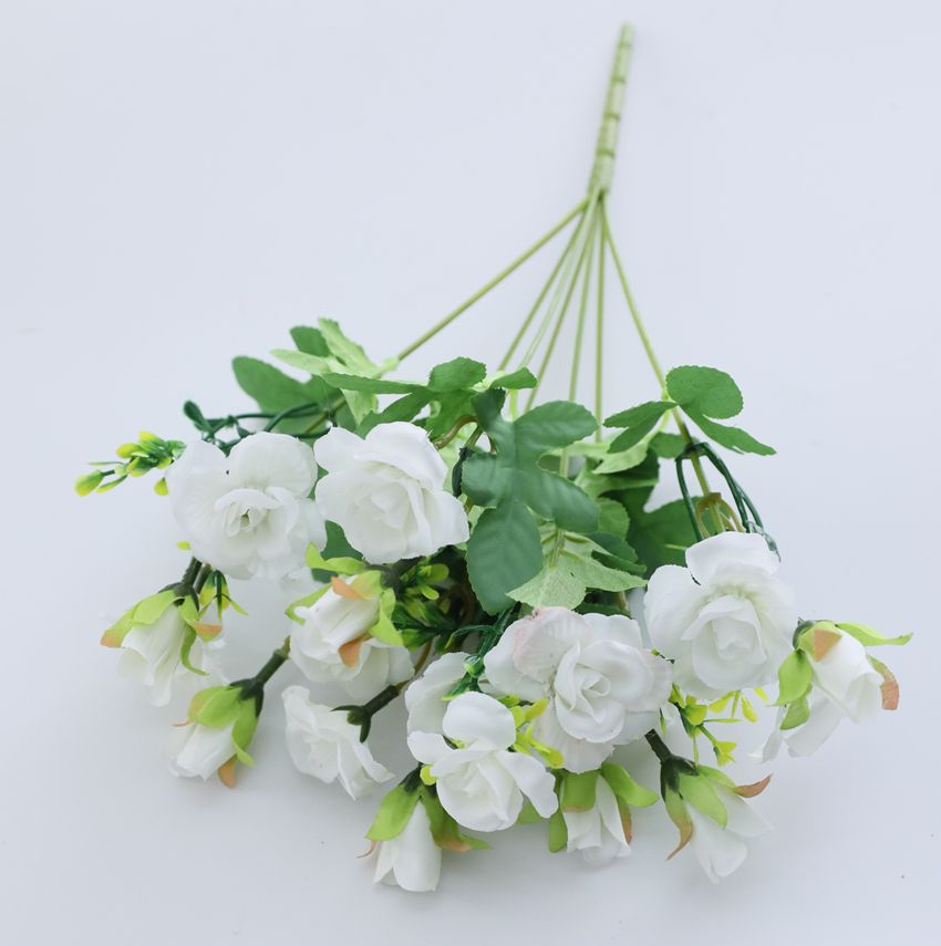 Direct sales and wholesale of 18-head woolen fabric roses for wedding photography and wall decoration. JM0934 rose, rose pic 9