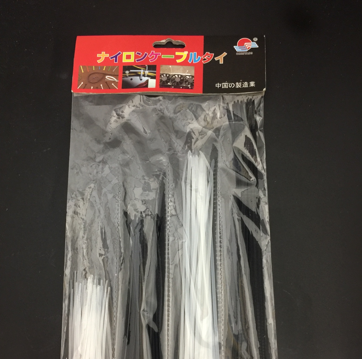 100pcs黑白扎带产品图
