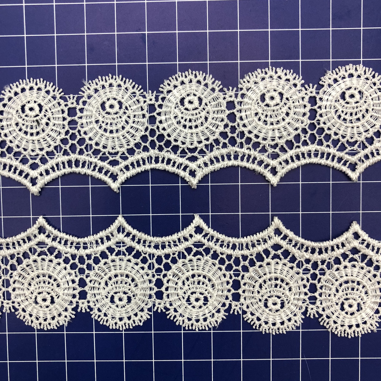 New circular Sulla lace Guangdong cotton thread embroidery water-soluble clothing accessories 8 details Picture