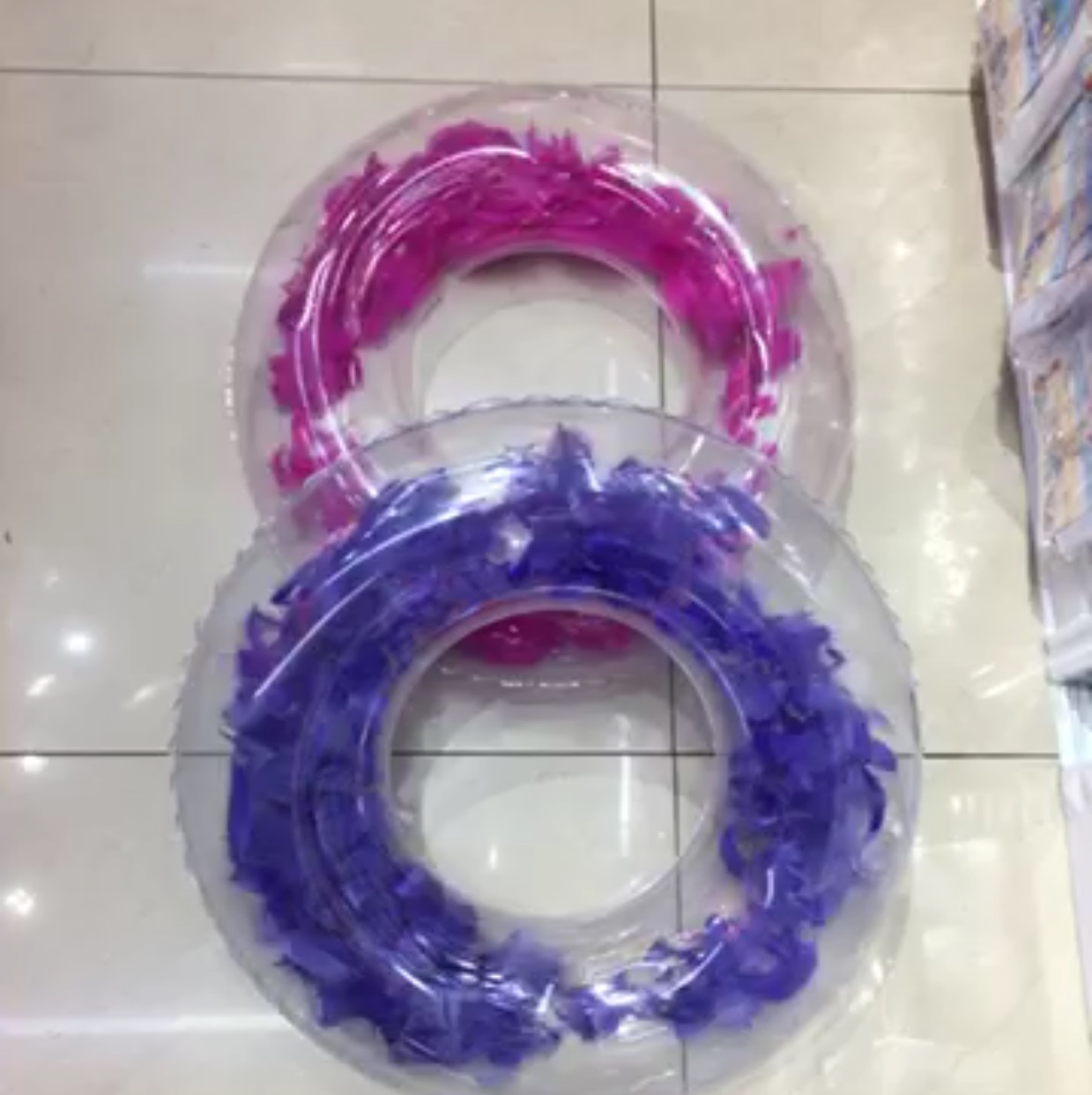 70羽毛圈繁星塑胶玩具儿童玩具均可使用1446-1
