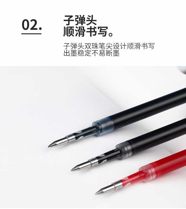 KOKUYO/ Guoyu WSG-PRR302 Press the gel pen refill 0.5mm detail image 4