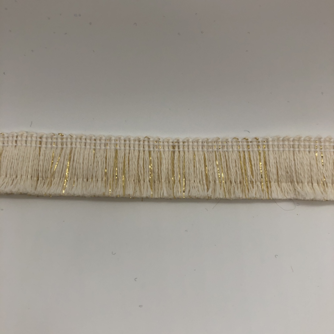 2CM全棉加金丝排须 小香风