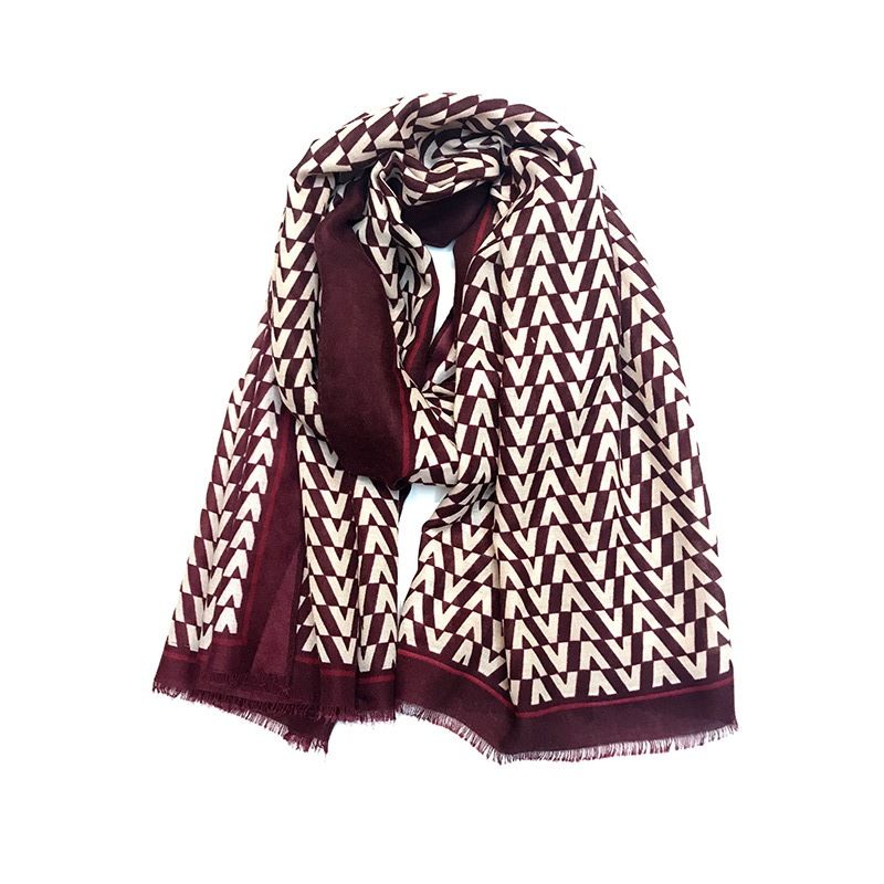 The manufacturer wholesale solid-color scarf woman thick long versatile scarf air conditioner satin cotton scarf wholesale shawl thumbnail