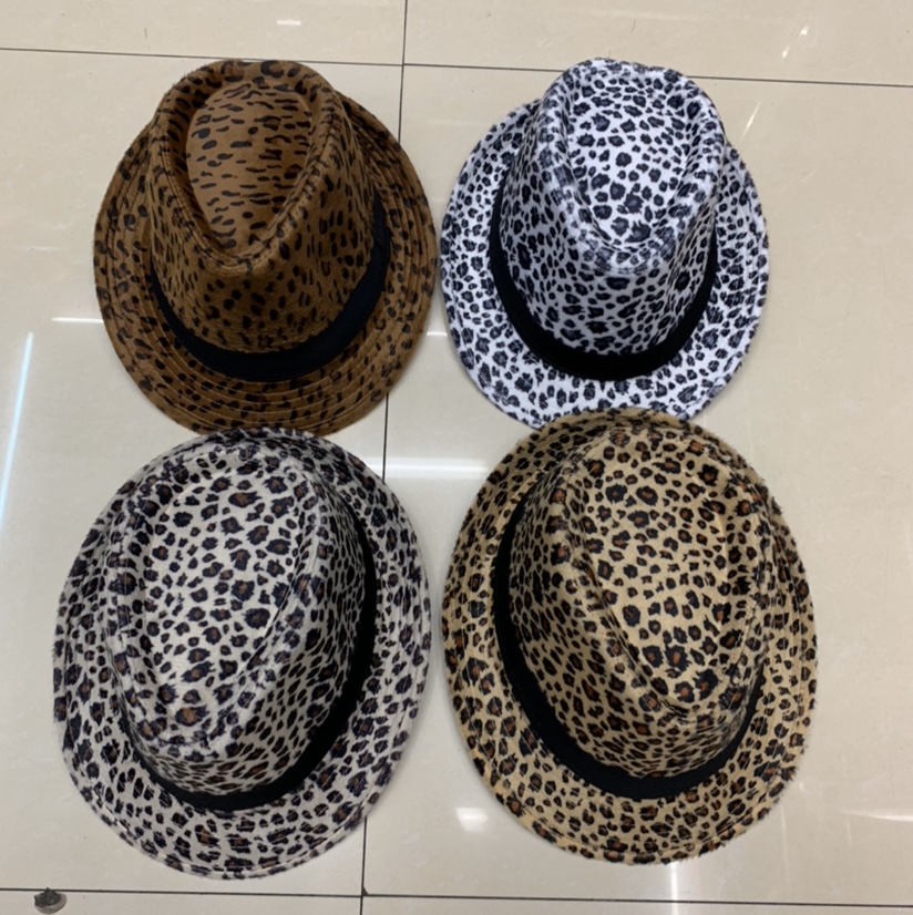 Leopard Print Top Hat