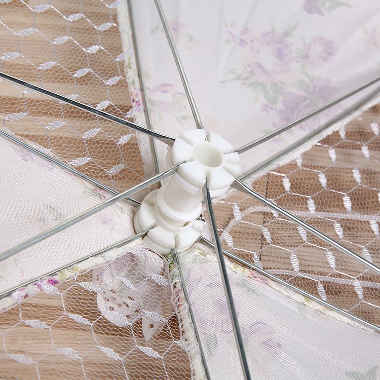 High-End Foldable Cleaning Lace Dish Cover Table Food Umbrella Dish Food Bowl Cover Fly Proof Dish Cover Wholesale details Picture