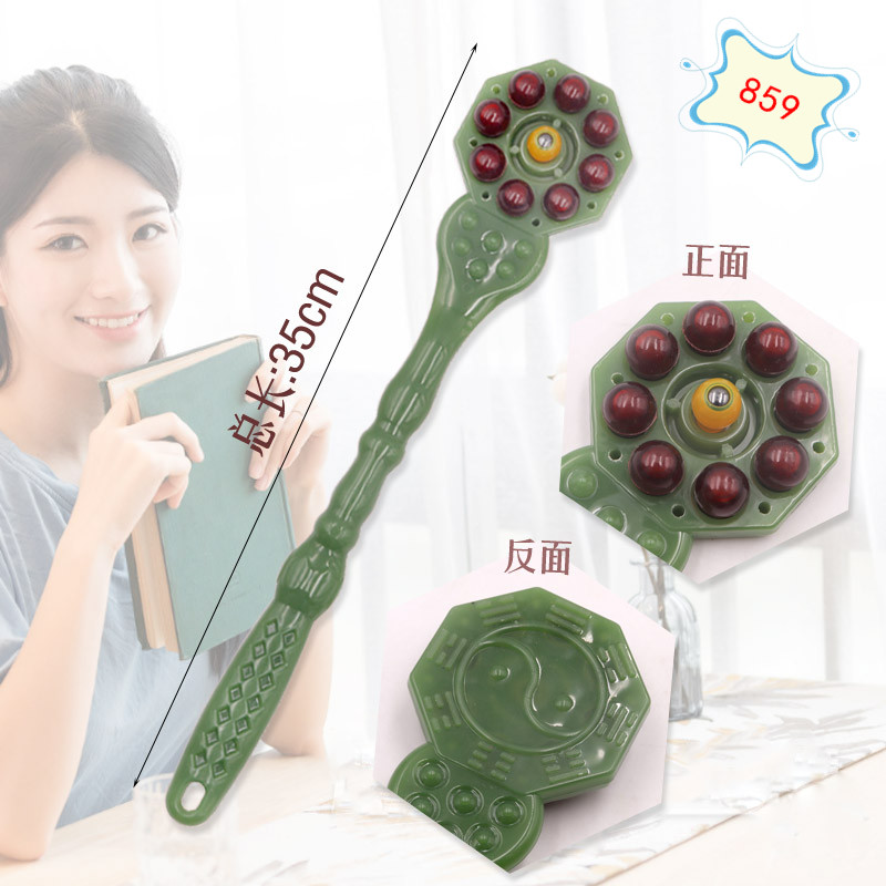 859八卦木珠健身锤敲打按摩棒多功能按摩器地摊庙会热销产品图