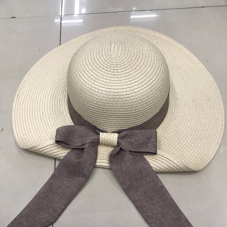 Women's Sunshade Hat Sunshade Beach Foldable Big Eave Hat Korean Version Of Tide Sun Sun Flanged Design Straw Hat