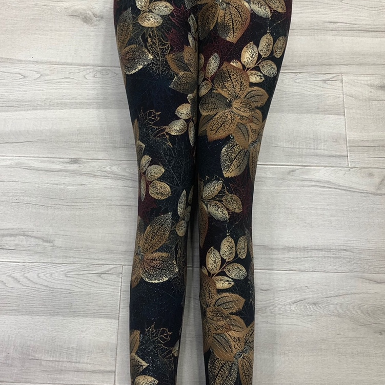 Floral Interlock Pants Specification drawing