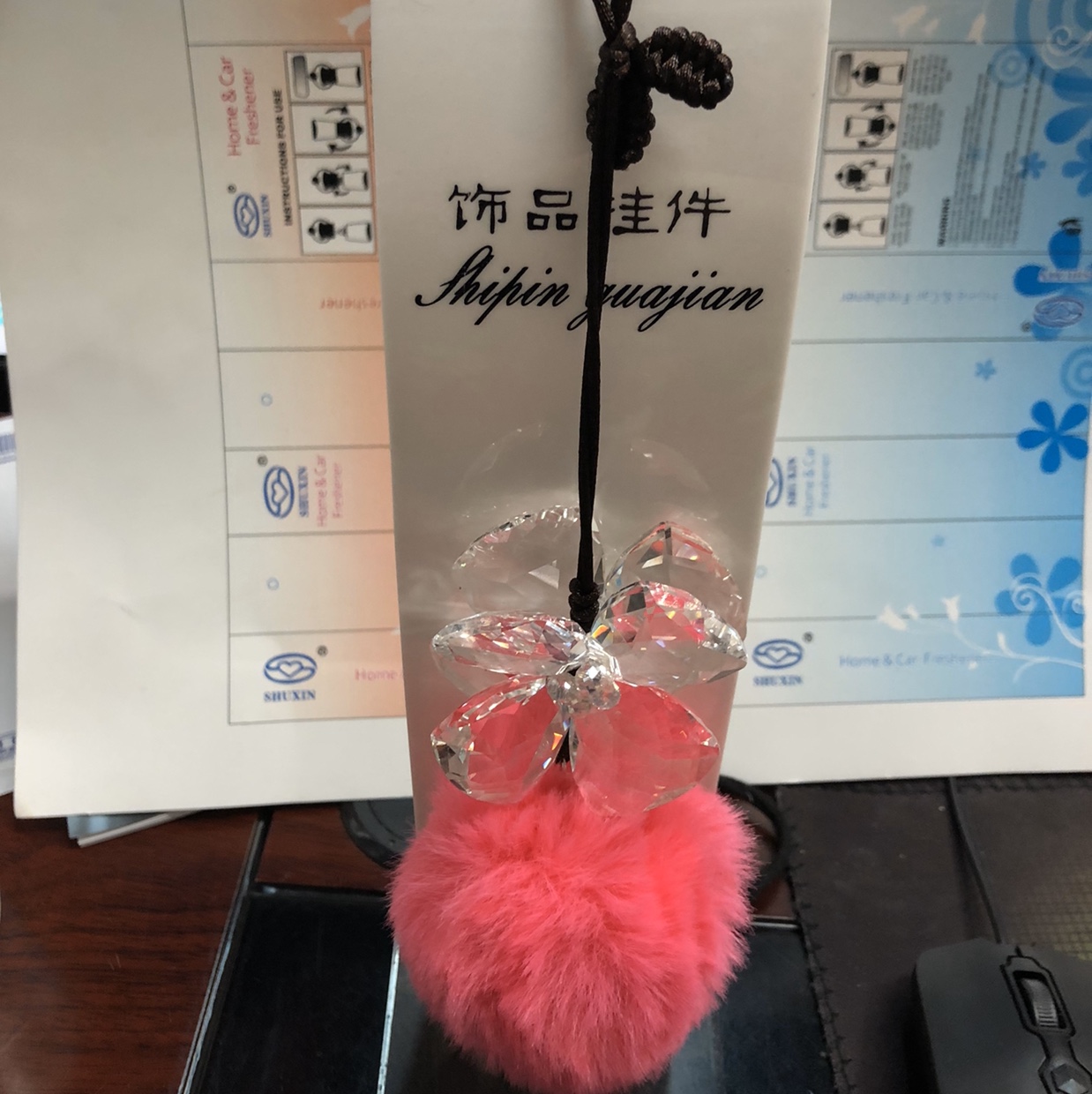 汽车挂件水晶25             