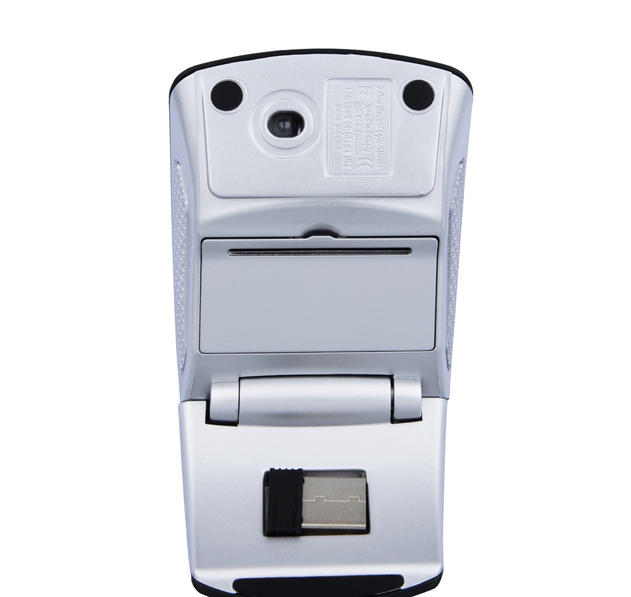 2.4G无线折叠鼠标光电鼠标支持办公及游戏支持 定制 批发 水晶盒包装细节图