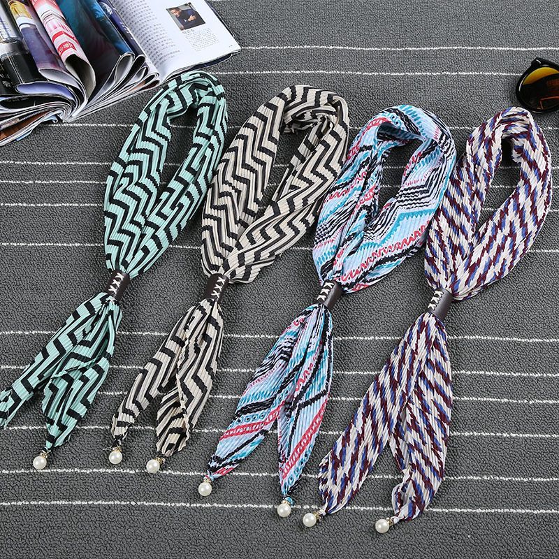 Street photo spring summer scarf accessories Korean fashion ladies satin small square scarf scarf quality scarves