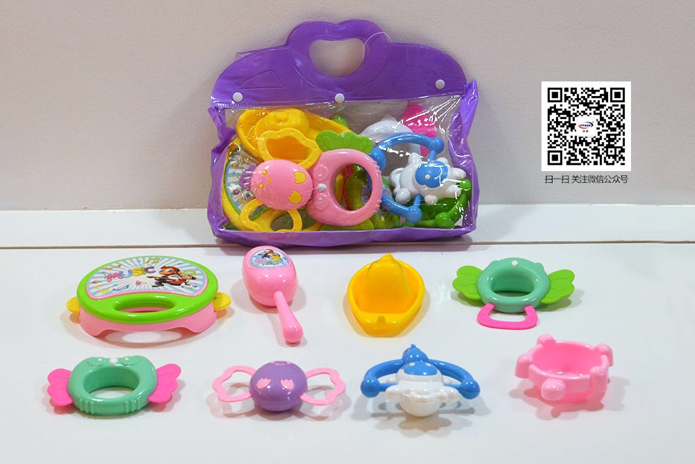 婴儿摇铃玩具0-1岁手抓握可啃咬新生初生半岁宝宝四七九个月训练326-B90