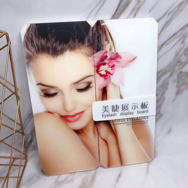 Eyelash High-Grade Display Frame Semi-Finished Eyelash Display Book Grafting Eyelash Plate Album Pearl Acrylic For Foreign Trade Item Picture