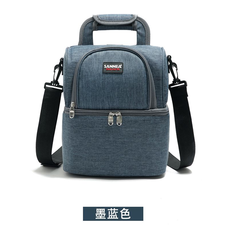 SANNE新款双肩背奶包保鲜冷藏保温冰包 户外野餐袋防水手拎便当包详情图6