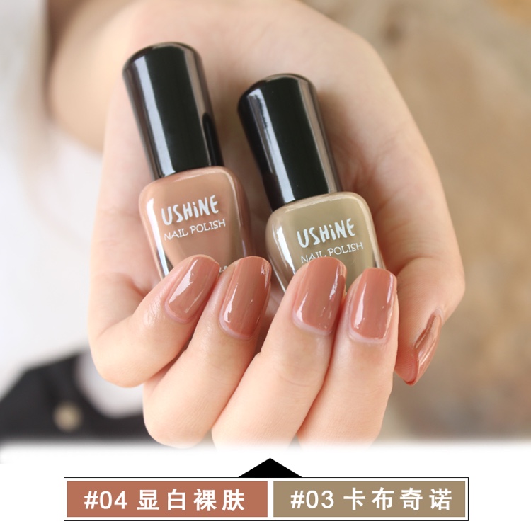 White finger toe color pure wine red nail polish can be stripped can be pulled non-toxic tasteless lasting color Application Scenario