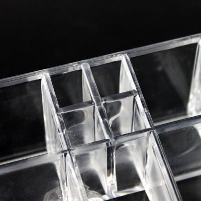 New 12-compartment cosmetics display stand, storage box, mascara storage stand, nail polish stand, lipstick stand, factory direct sales Specification image