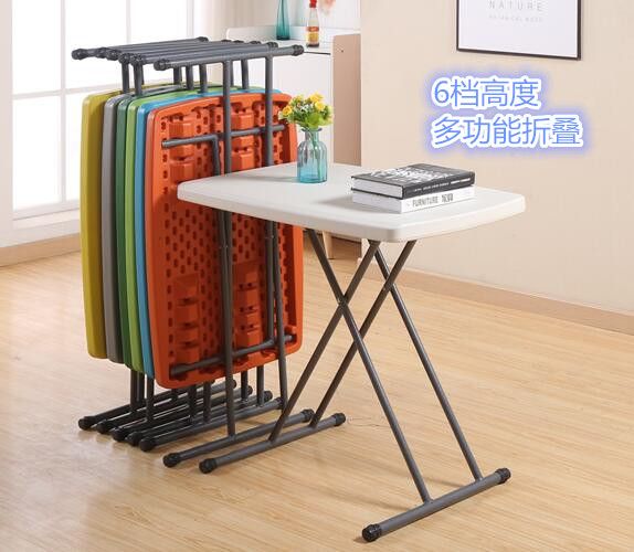 Folding table portable small table can be lifted computer desk children learning desk simple desk thumbnail