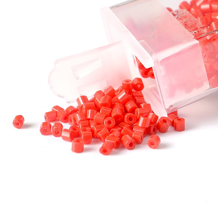 Imported glass beads Czech glass rice beads H tube millet beads accessories DIY loose beads jewelry accessories