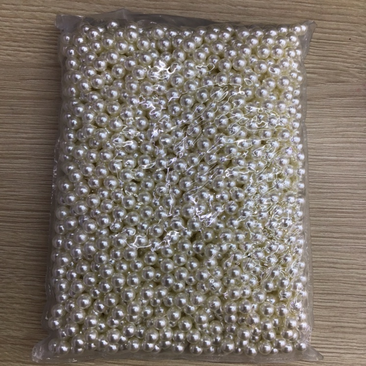Wholesale of 1.5-16mm high-brightness, hole-free round imitation pearl DIY jewelry, clothing accessories, handicrafts and accessories Item Picture