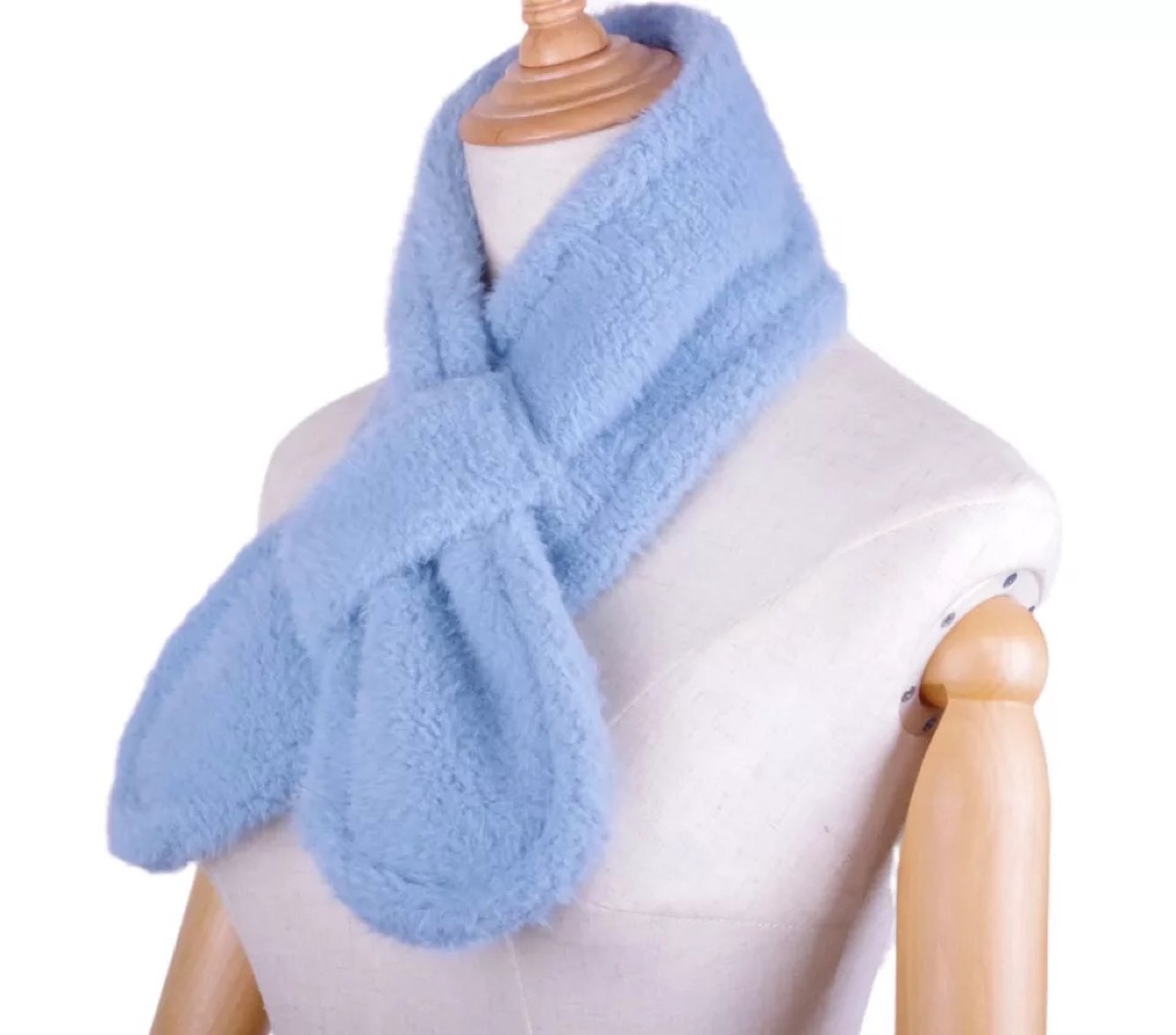 2020秋季仿皮草围巾仿兔毛貂毛围巾时尚保暖 厂家直销产品图