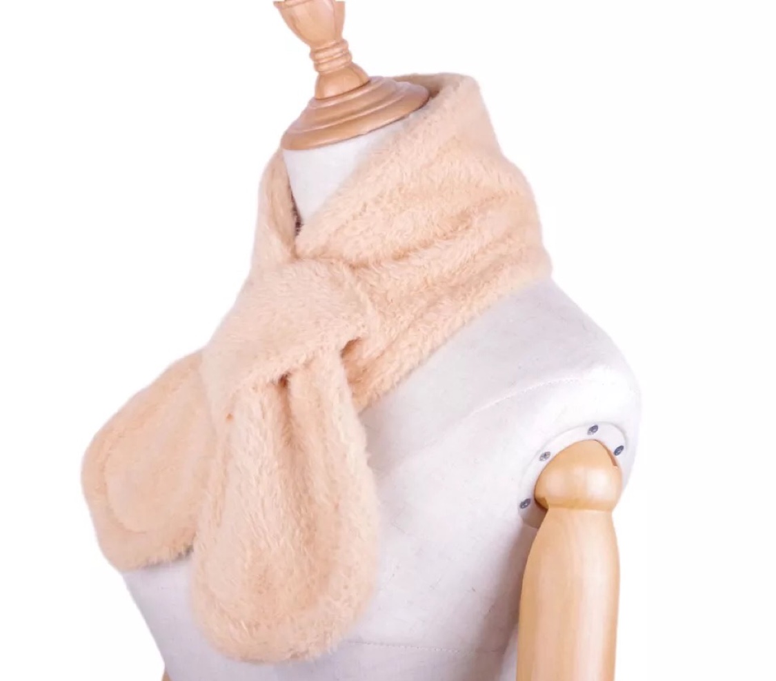 2020秋季仿皮草围巾仿兔毛貂毛围巾时尚保暖 厂家直销细节图