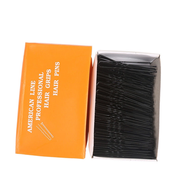 Black U-Shaped Clip Clip Hair Clip Pin Top Clip Ball Head Fixed U-Shaped Hair Clip Broken Hair Girl undefined