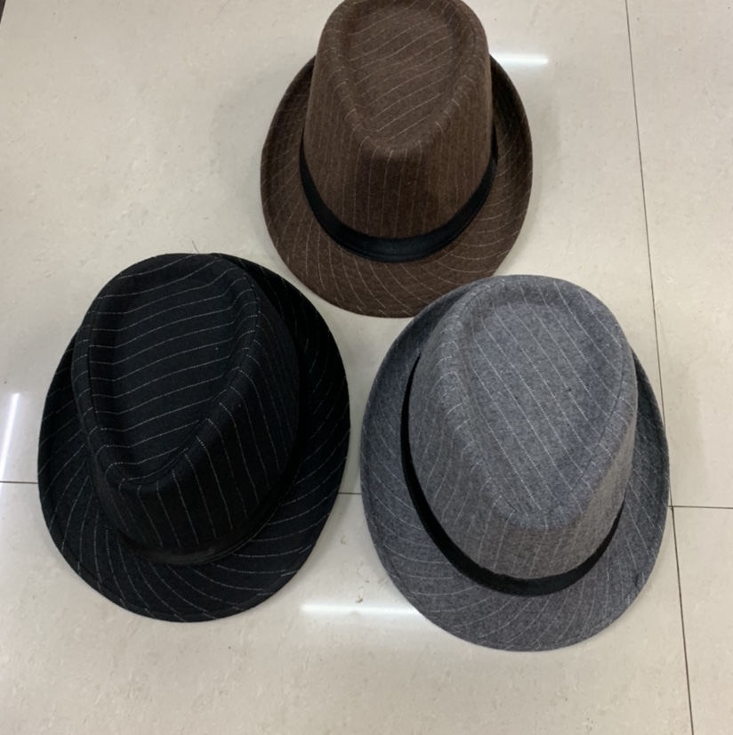 A Gentleman In A Woolen Top Hat With A Flange