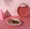 可爱草莓塑料果盘北欧风家用现代客厅果碟创意小吃甜品蛋糕干果盘图