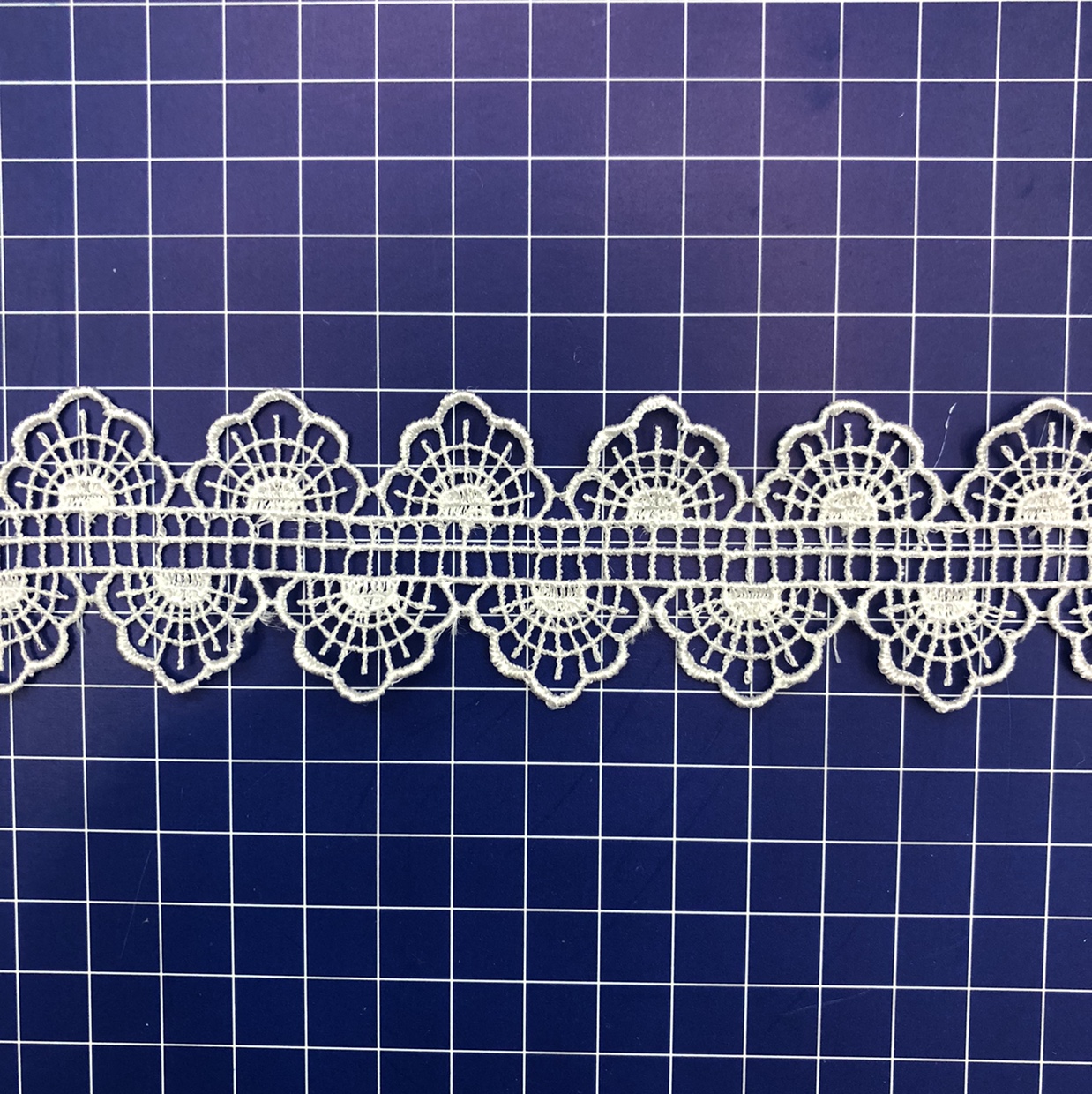 New circular Sulla lace Guangdong cotton thread embroidery water-soluble clothing accessories 4 details Picture