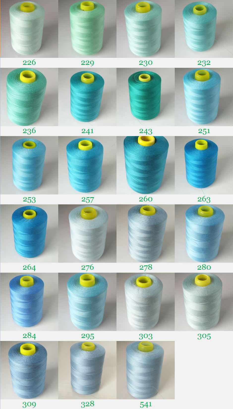 源头厂家加工定制202线203线402线403线502线不同码数规格缝纫线详情图12