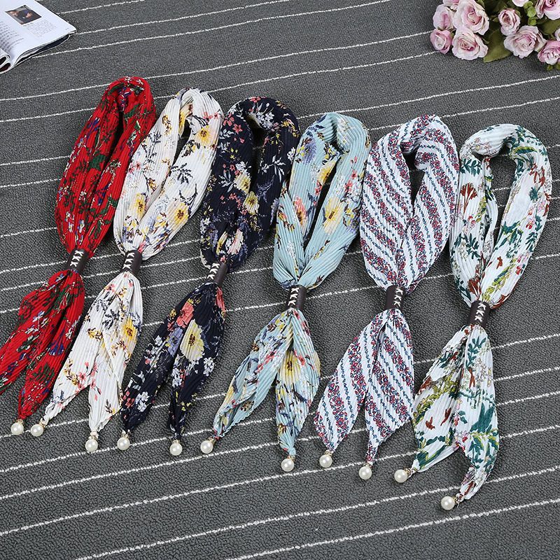 Spring/Summer 2020 scarf accessories Korean fashion women's satin small square scarf scarf quality scarf thumbnail