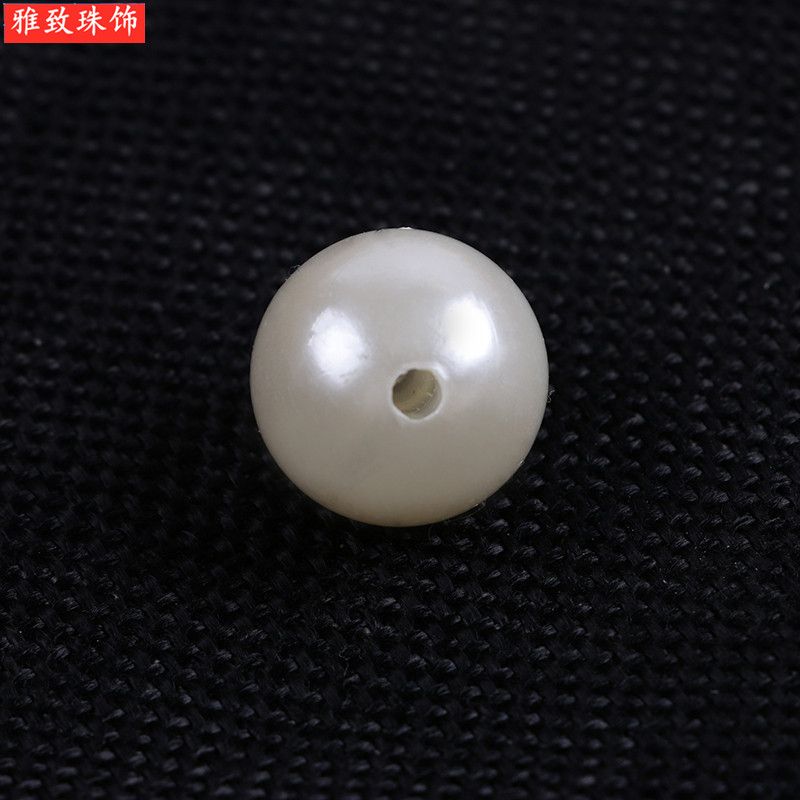 7Mmabs Imitation Pearl Straight Hole Round Beads Ordinary Pearl Diy Beaded Jewelry Accessories Clothing Accessories Application Scenario