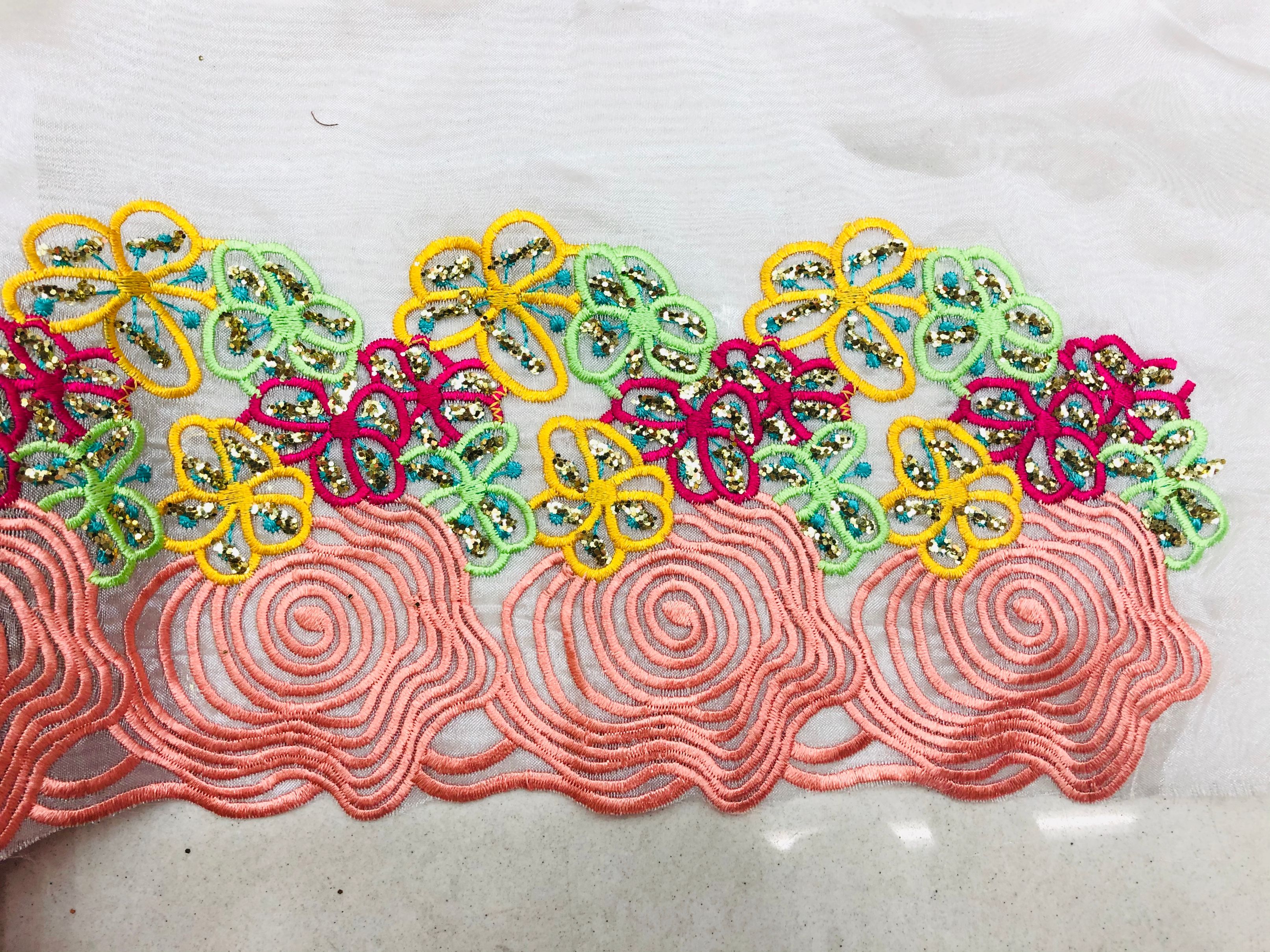Plain Embroidery Lace 003