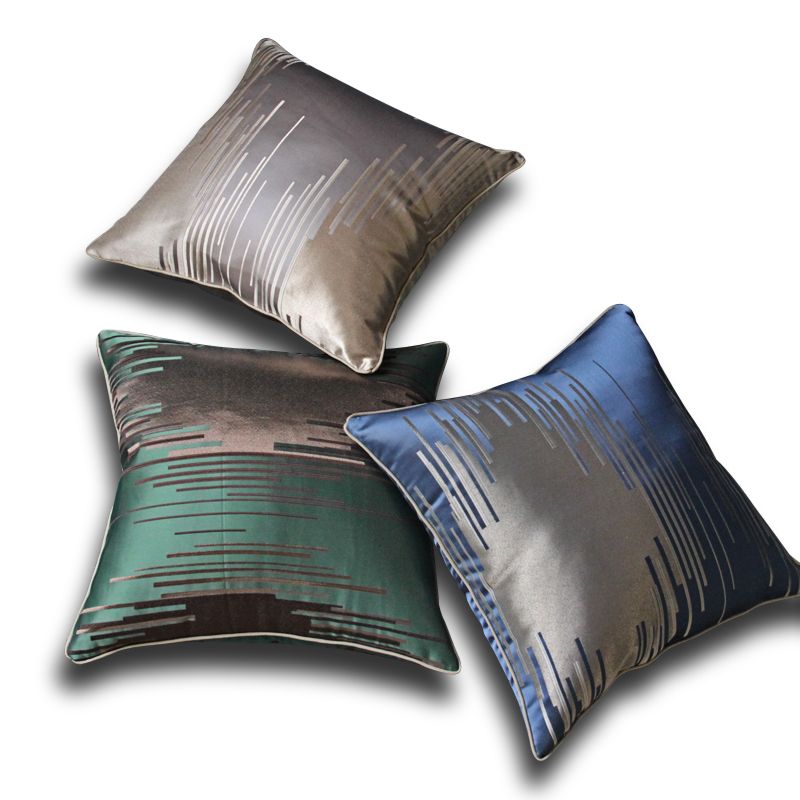 High-precision jacquard edge cushions, sofa throw pillows, linen home, living room cushion cover, office details Picture