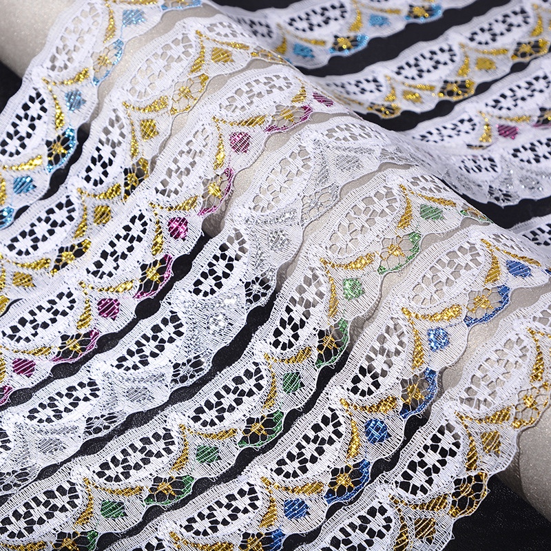 3cm elastic-free lace shining lace clothing underwear DIY color lace accessories 8 colors optional thumbnail