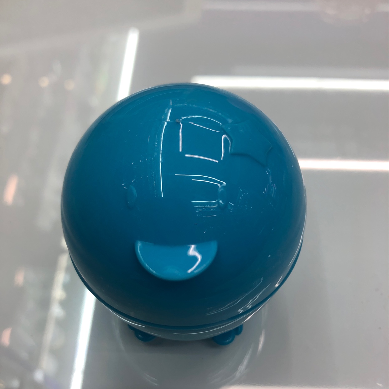 蓝色儿童膏霜瓶